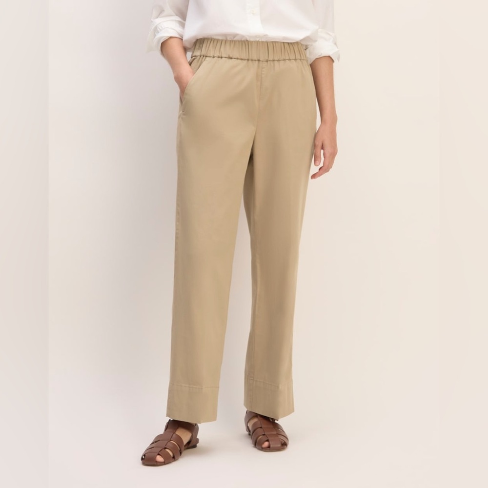 Everlane THE EASY PANT Light Tan Trousers size 00